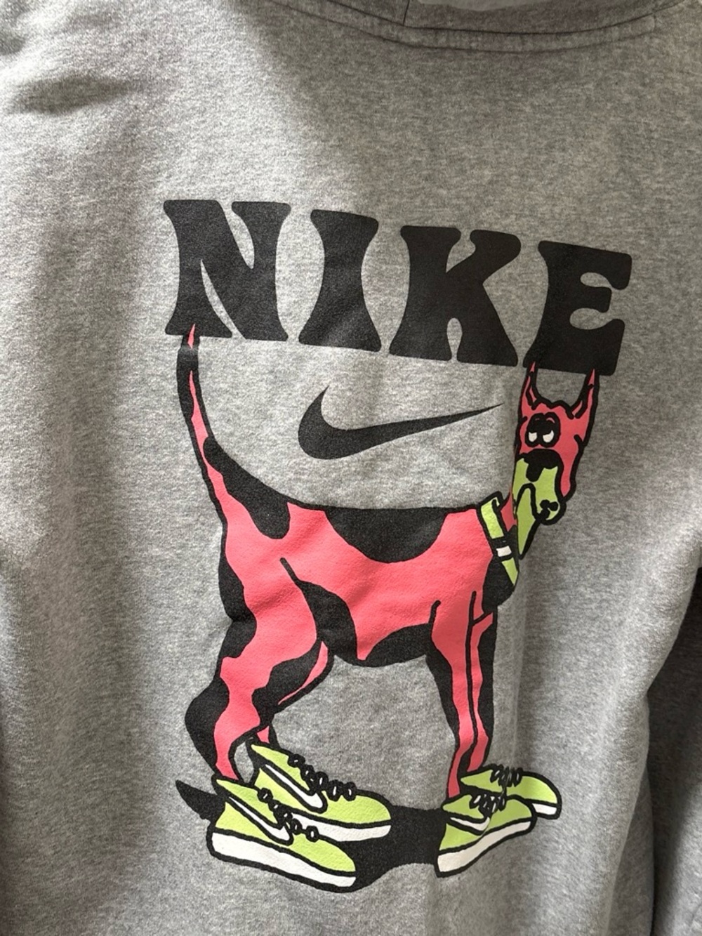 Nike Grey Hoodie with Black Nike SB Tag